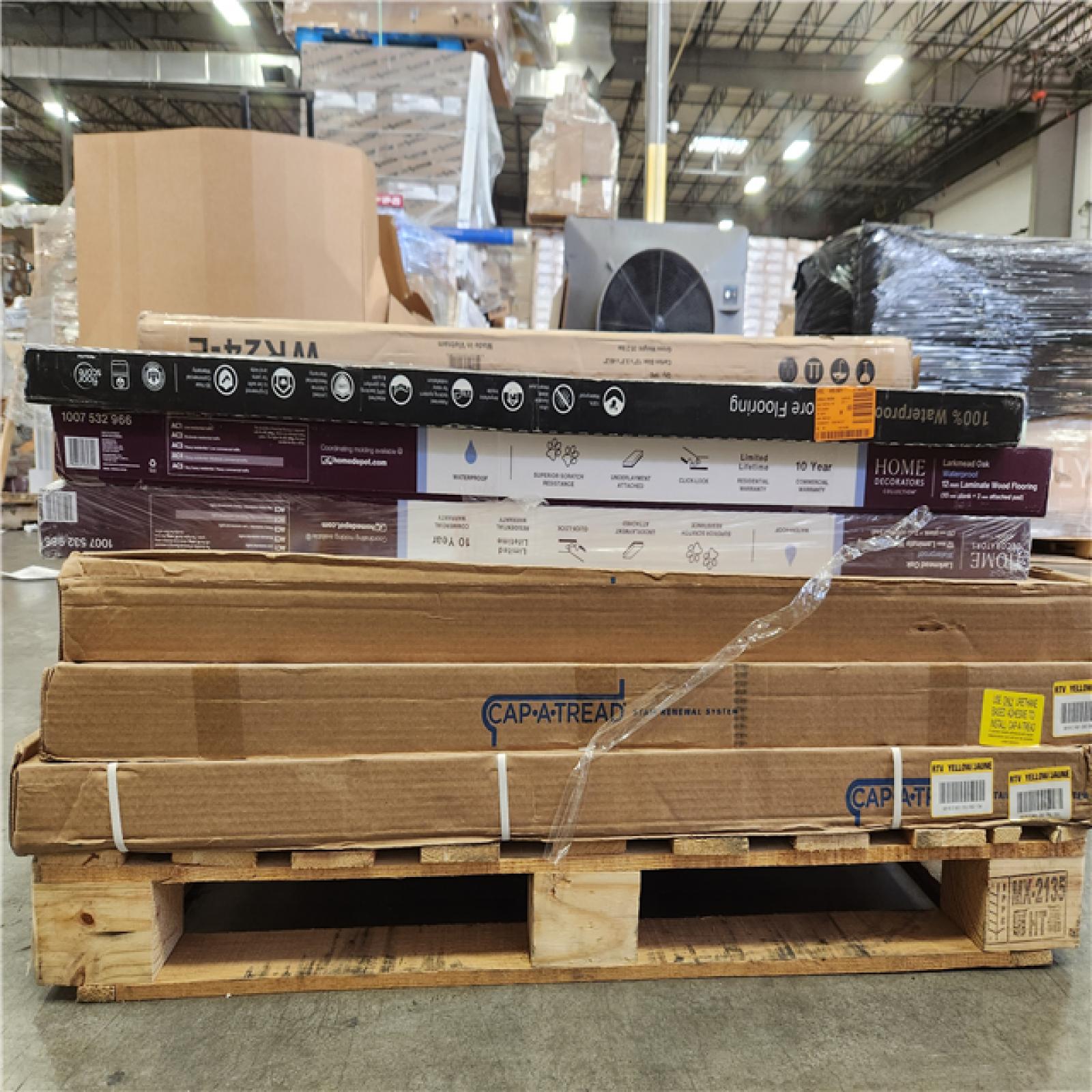 Phoenix AS-IS Mixed Flooring & Stair Renewal Sets  Pallet (19 Cases)