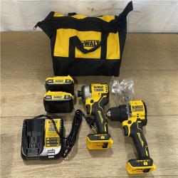 AS-IS DEWALT ATOMIC 20-Volt MAX Lithium-Ion Cordless Combo Kit