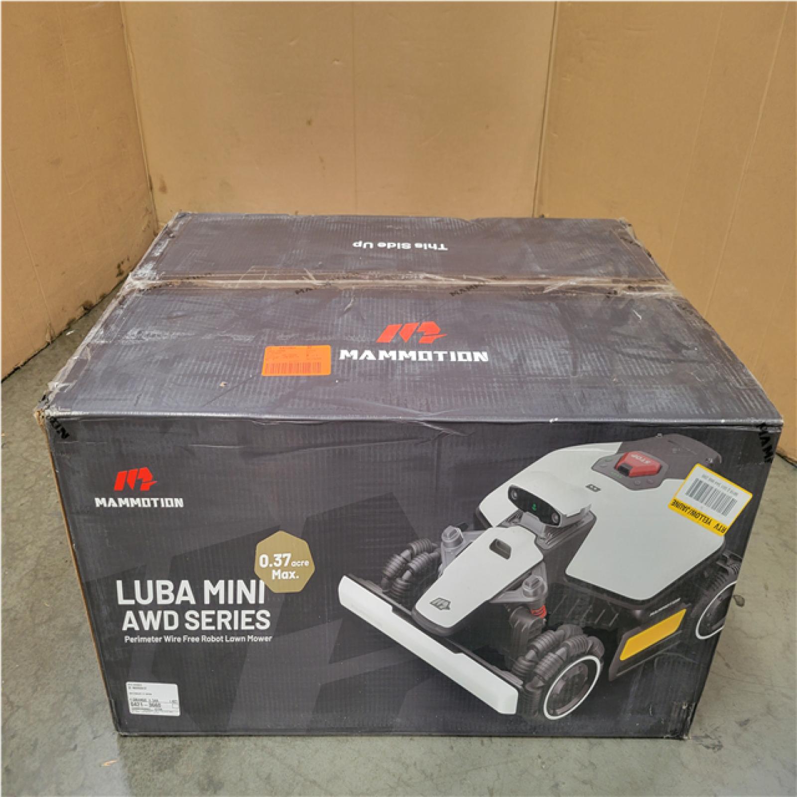 CALIFORNIA AS-IS MAMMOTION LUBA MINI AWD ROBOT LAWN MOWER