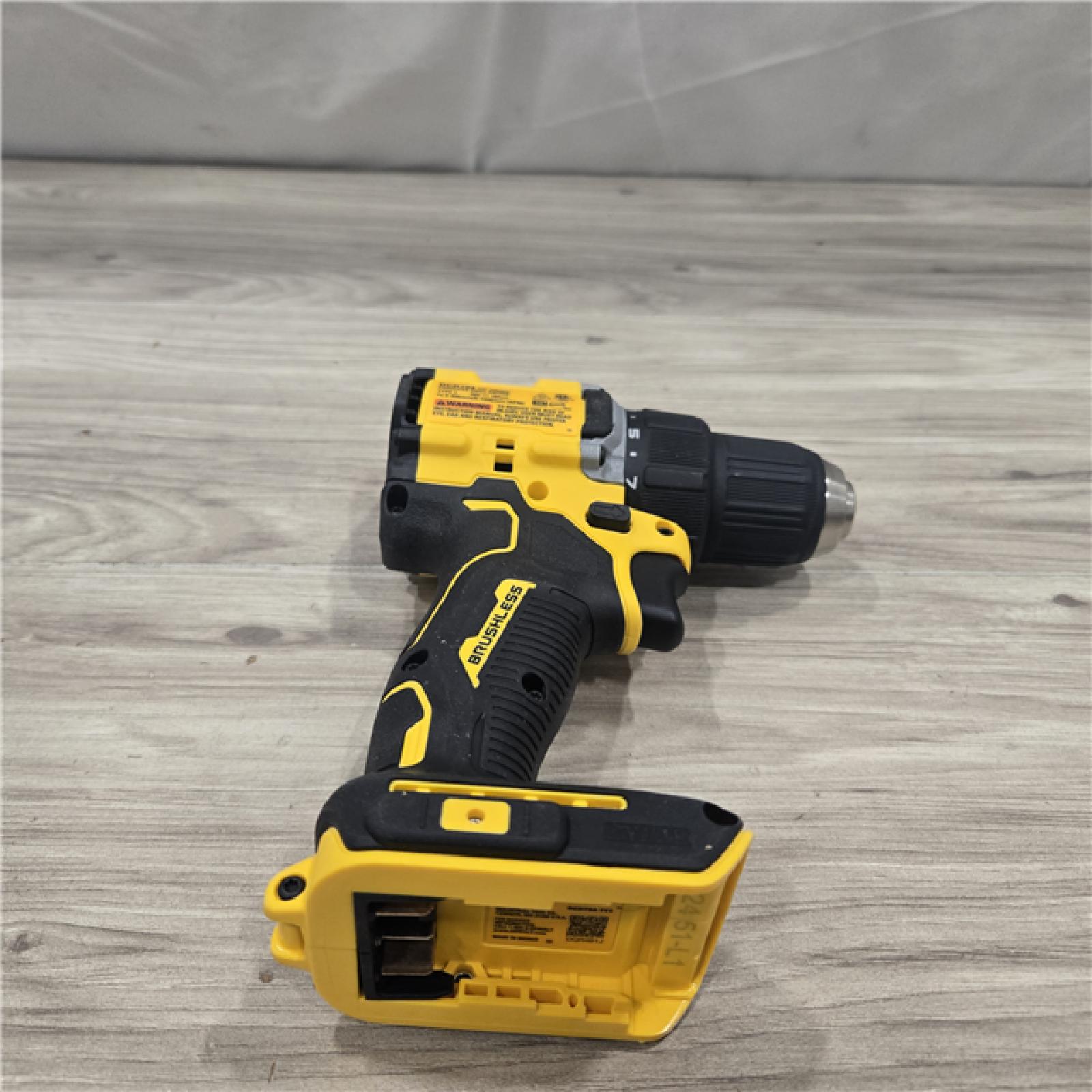 AS-IS DeWalt 20V MAX ATOMIC 1/2 in. Cordless Drill/Driver (Tool-Only)