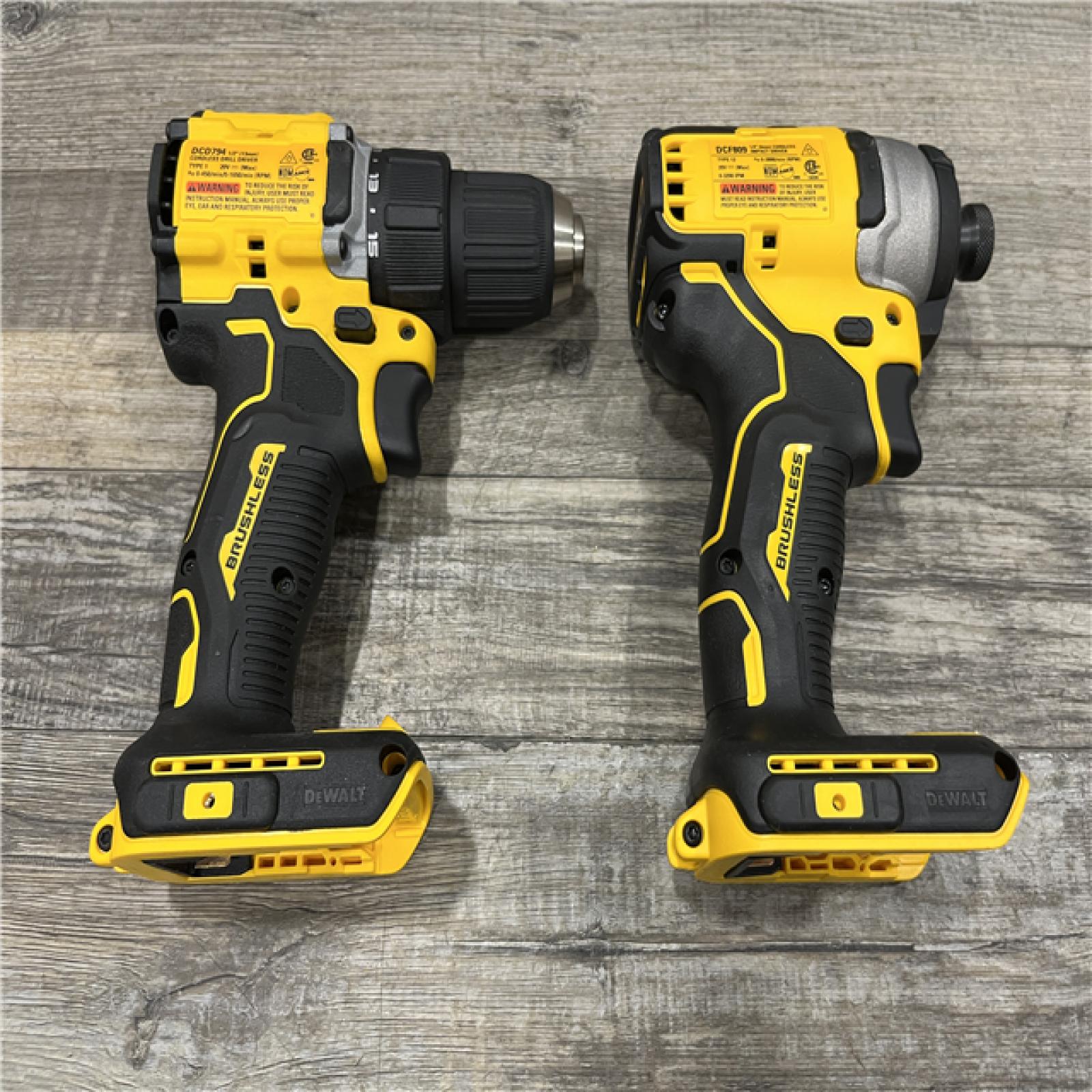 AS-IS DEWALT ATOMIC 20-Volt MAX Lithium-Ion Cordless Combo Kit