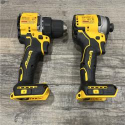 AS-IS DEWALT ATOMIC 20-Volt MAX Lithium-Ion Cordless Combo Kit