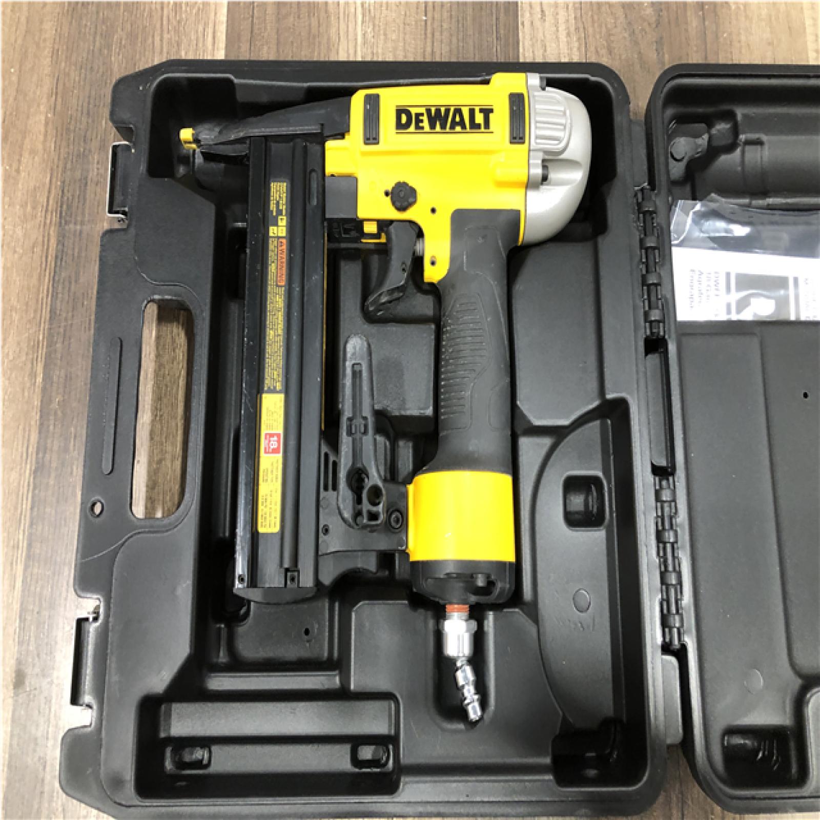 AS-IS DEWALT Pneumatic 18-Gauge 1/4 in. Crown Corded Stapler