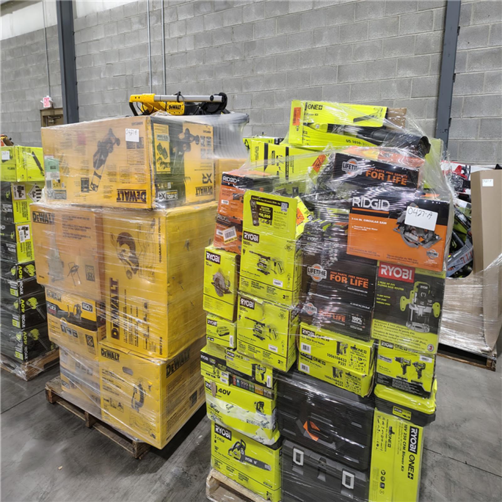 Pittston Location As-Is Power Tools Partial Truckload (10 Pallets) 0427-A