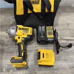 AS-IS DEWALT 20V MAX Lithium-Ion Cordless 1/2 in. Impact Wrench Kit