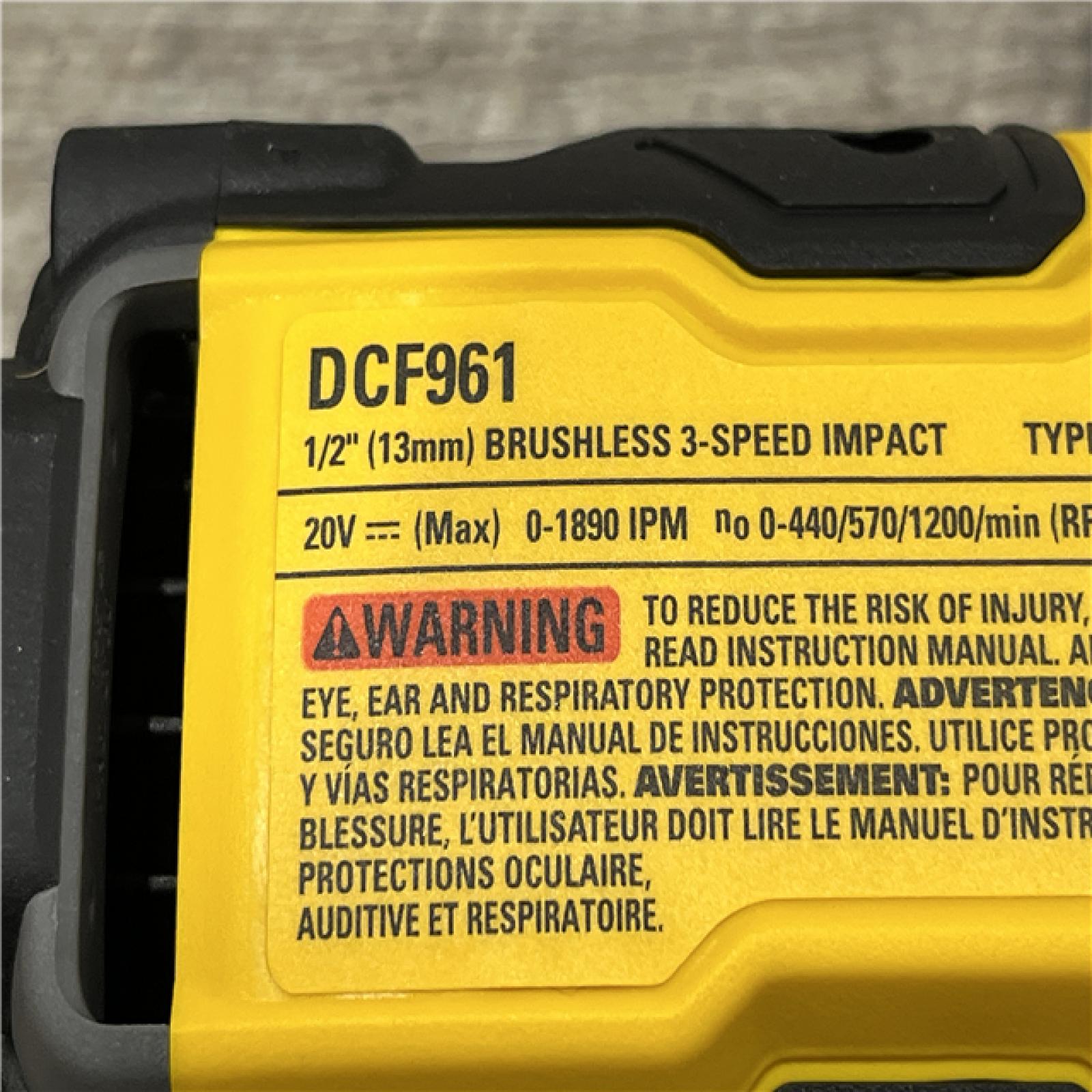 AS-IS DEWALT 20V 1/2 in. High Torque Impact Wrench (Tool Only)