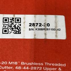 NEW - Milwaukee 18V Lithium-Ion Cordless Brushless Threaded Rod Cutter (Tool-Only)