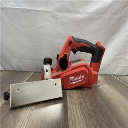 AS-IS Milwaukee M18 18V Lithium-Ion Cordless 3-1/4 in. Planer (Tool-Only)