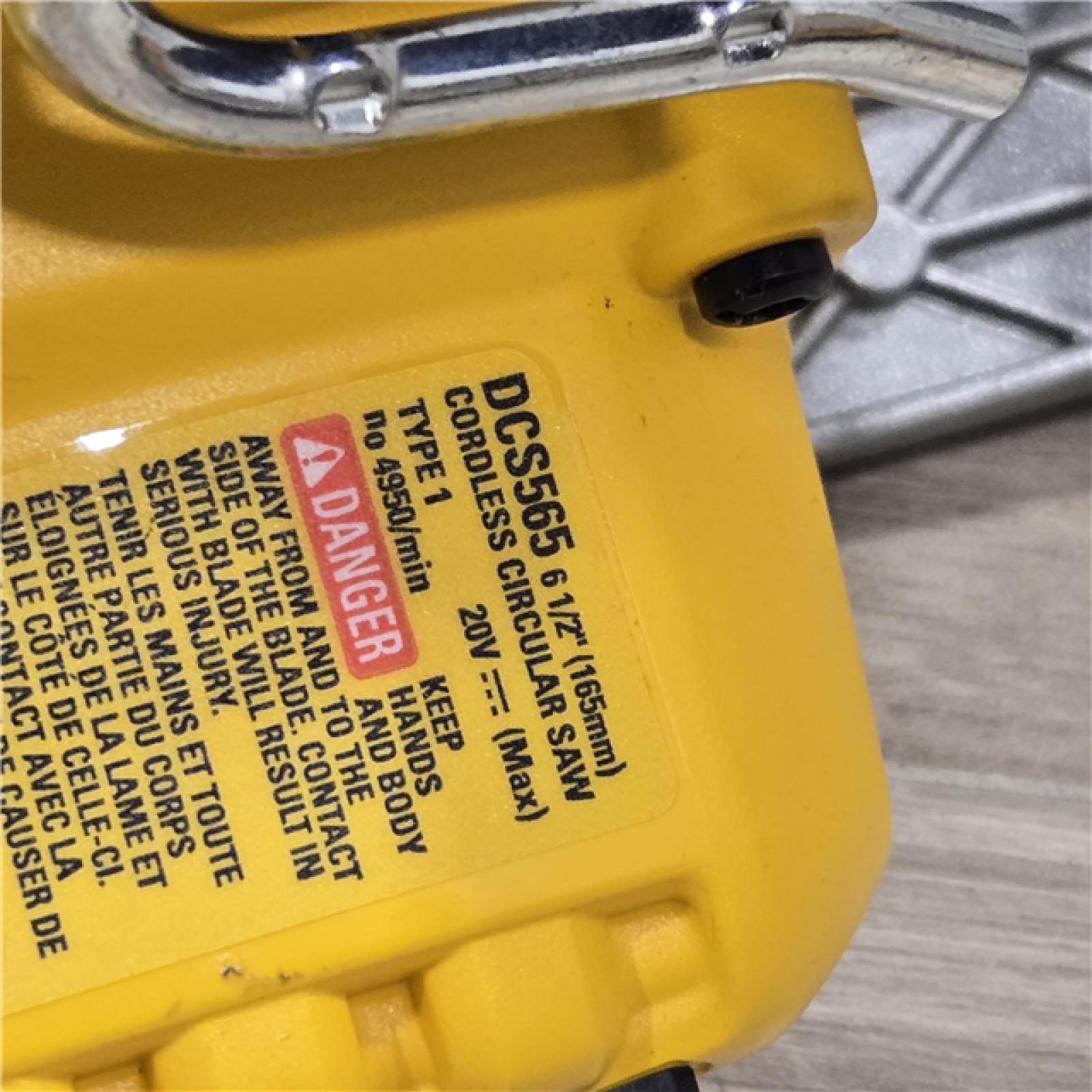 AS-IS DeWALT DCS565B 20V Max 6.5 Cordless Circular Saw (TOOL ONLY)