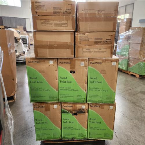 Phoenix Location NEW Seasons Keating Round Toilet Bowl With Tank 1.0 Gallons/ 3.8 Liters a Flush Vitreous China Pallet (12 Toilets)