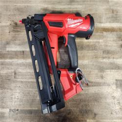 HOUSTON LOCATION - AS-IS (APPEARS LIKE NEW) Milwaukee 2841-20 18V Cordless Gen II 16 Gauge Angled Finish Nailer (Tool Only)