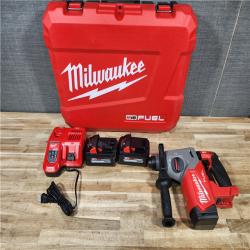 HOUSTON LOCATION - AS - IS Milwaukee FUEL 18V Lithium-Ion Brushless 1 in. Cordless SDS-Plus Rotary Hammer Kit