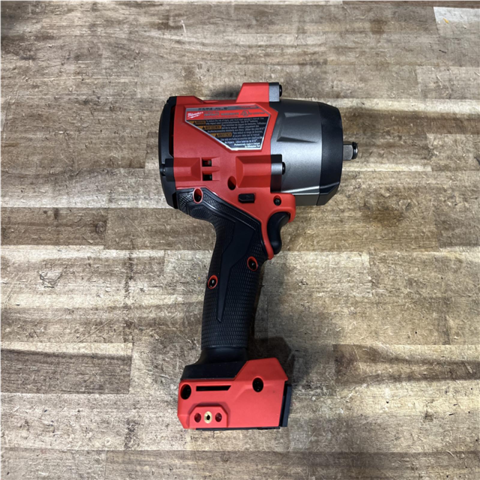 Houston Location AS-IS Milwaukee FUEL 18V Lithium-Ion Brushless Cordless 1/2 in. Impact Wrench with Friction Ring (Tool-Only)