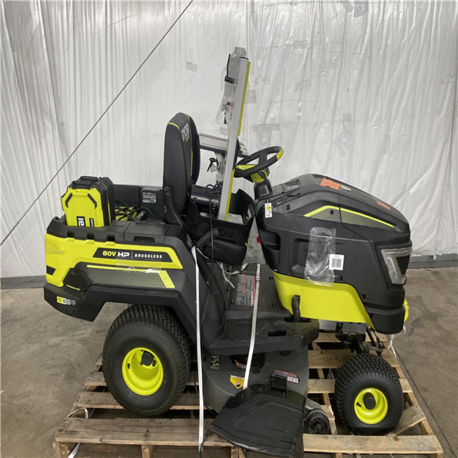 Houston Location AS IS - Ryobi 80V HP Riding Mower