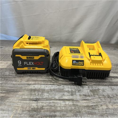 AS-IS DEWALT 20V/60V MAX FLEXVOLT Lithium-Ion 9.0Ah Battery and Charger Starter Kit