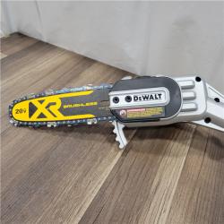 AS-IS   DEWALT 20V MAX 8in. Brushless Cordless Battery Powered Pole Saw (Tool Only)