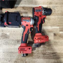 HOUSTON LOCATION - AS - IS Milwaukee 18-Volt Lithium-Ion Brushless Cordless Compact Hammer Drill/Impact Combo Kit