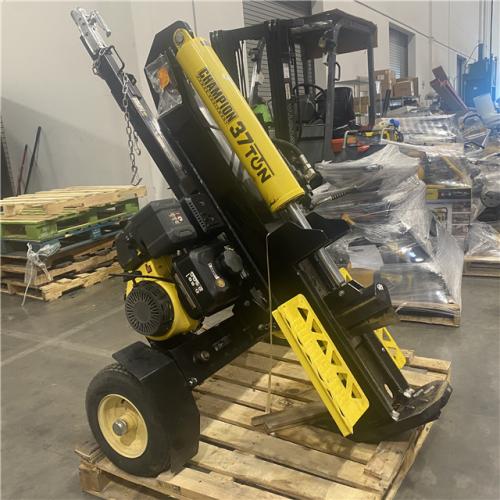 Dallas Location - As-Is Champion Power Equipment 37 Ton 338cc Gas Powered Log Splitter