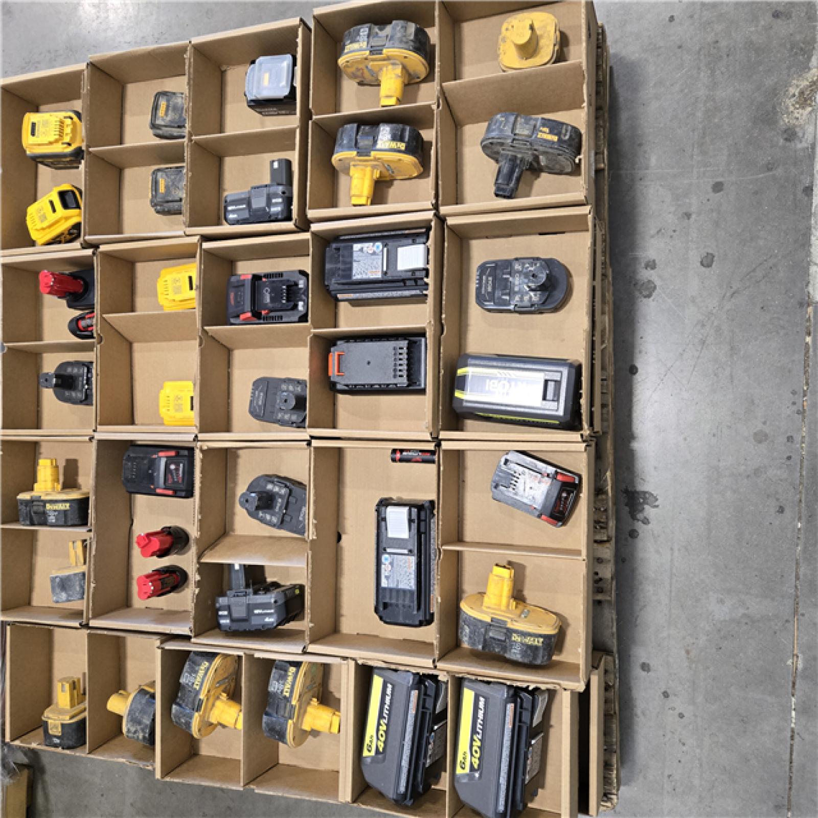 DALLAS LOCATION - AS-IS BATTERY PALLET