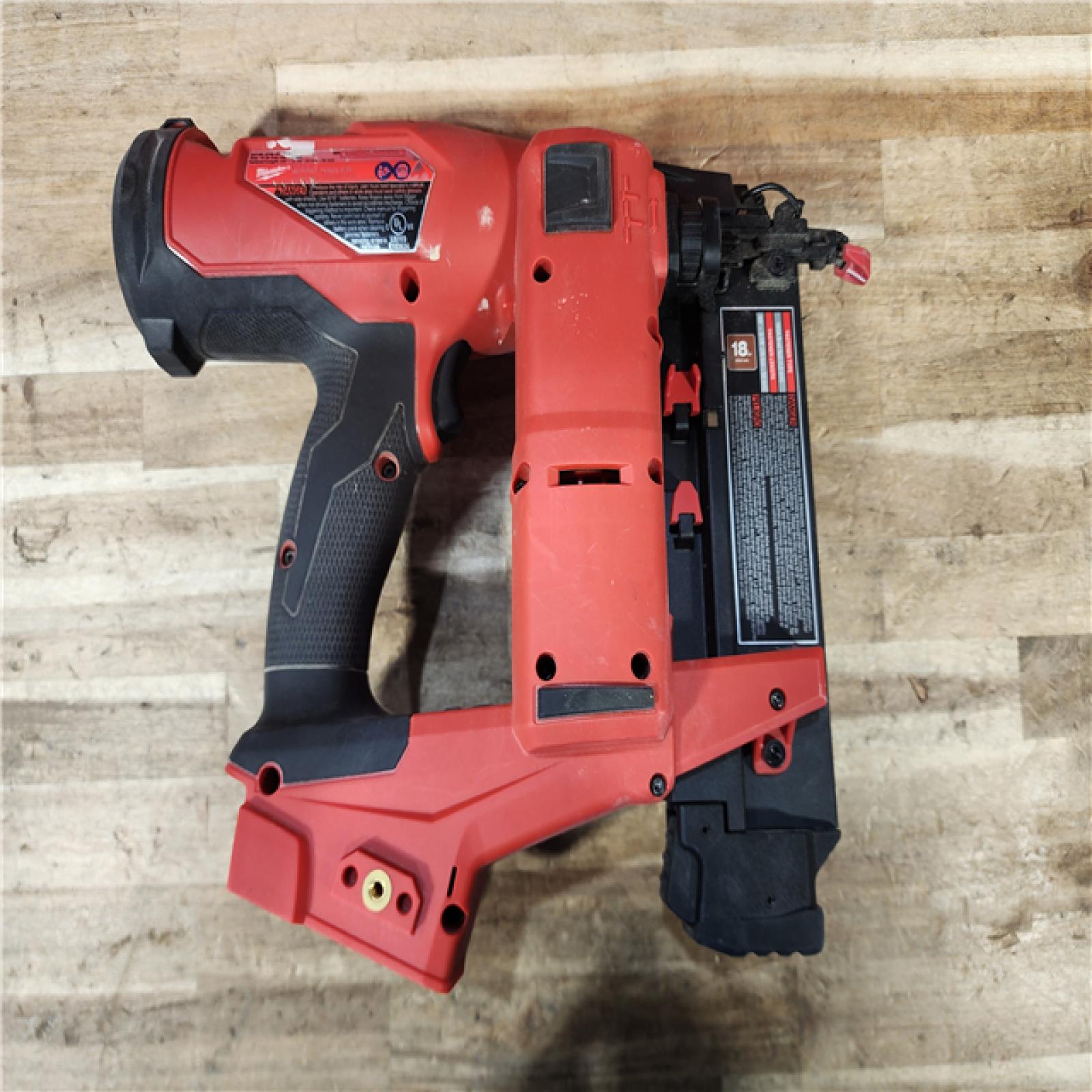 HOUSTON LOCATION - AS-IS Milwaukee FUEL 18-Volt Lithium-Ion Brushless Cordless Gen II 18-Gauge Brad Nailer (Tool-Only)