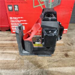 HOUSTON LOCATION - AS-IS Milwaukee 12-Volt Lithium-Ion Cordless Green 250 ft. 3-Plane Laser Level Kit