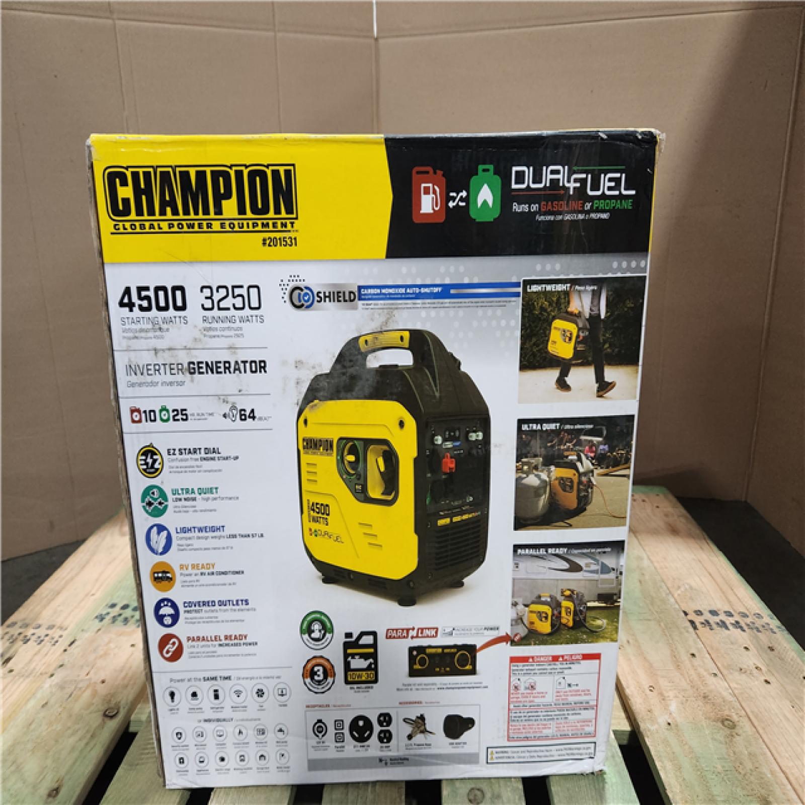 California AS-IS Champion Portable Generator