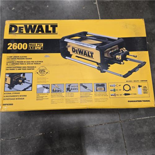 LIKE NEW! - DeWalt 13 Amp Jobsite Electric Cold Water Pressure Washer DWPW2600
