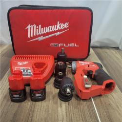 AS-IS Milwaukee 2505-22 M12 FUEL Lithium-Ion 3/8 in. Cordless Installation Drill Driver Kit (2 Ah)
