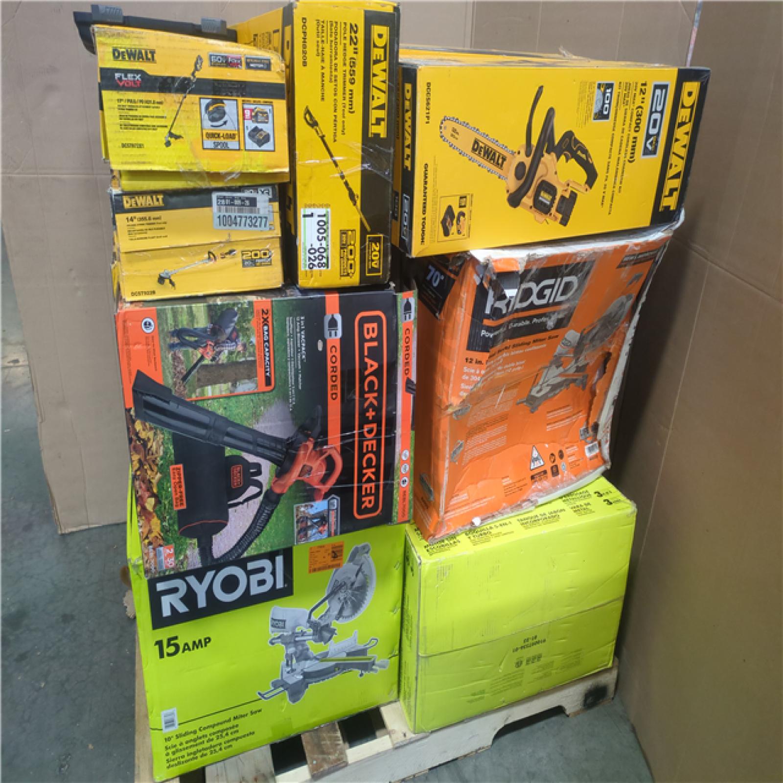 CALIFORNIA AS-IS TOOL PALLET