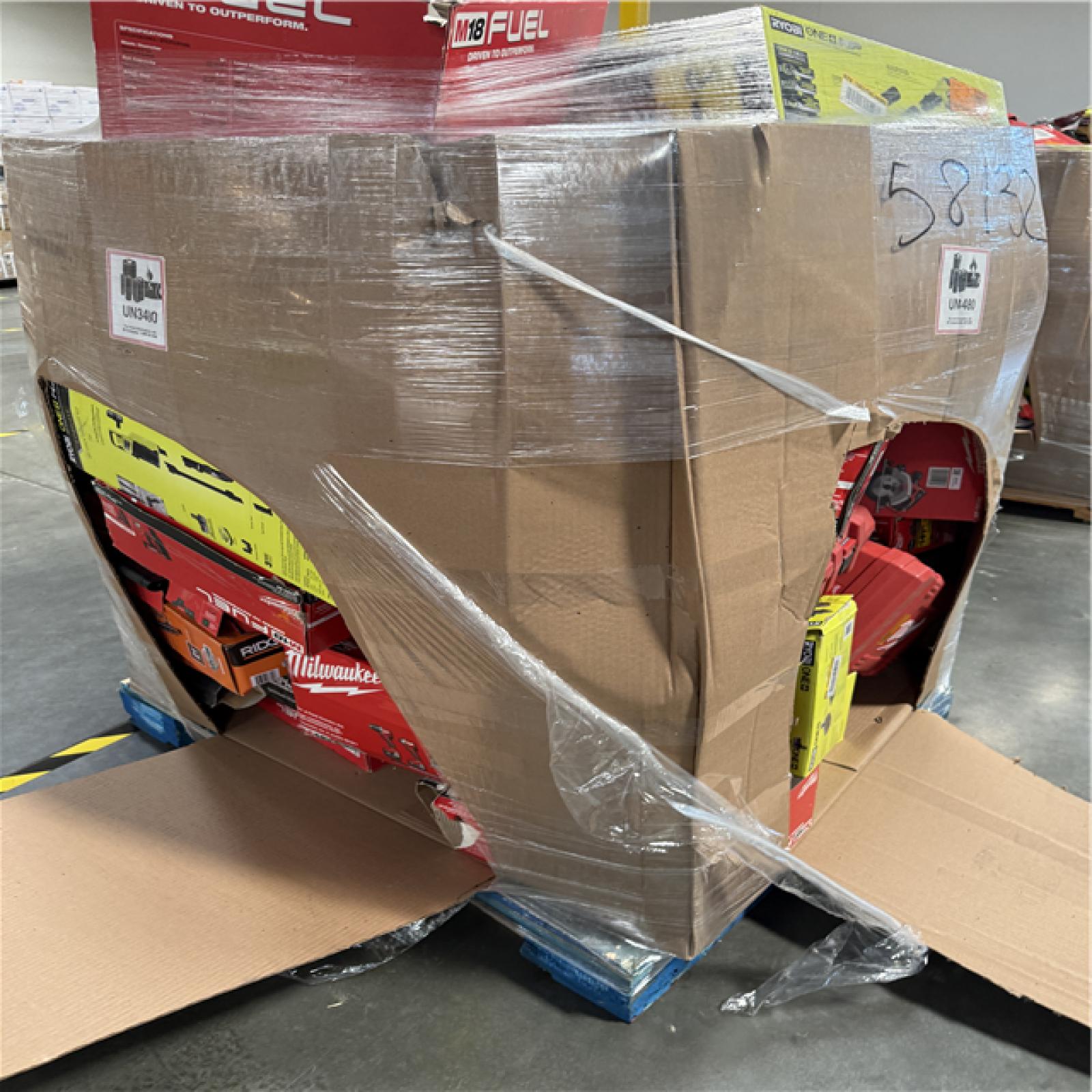 California AS-IS POWER TOOLS Partial Lot (3 Pallets) P-R058132