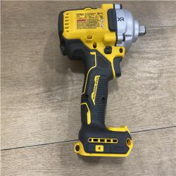 as-is DEWALT 20V MAX XR Lithium-Ion Cordless Brushless 1/2 in. Impact Wrench Kit