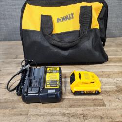 HOUSTON LOCATION - AS-IS DEWALT 20V MAX XR 16-Gauge Electric Cordless Angled Finishing Nailer Kit