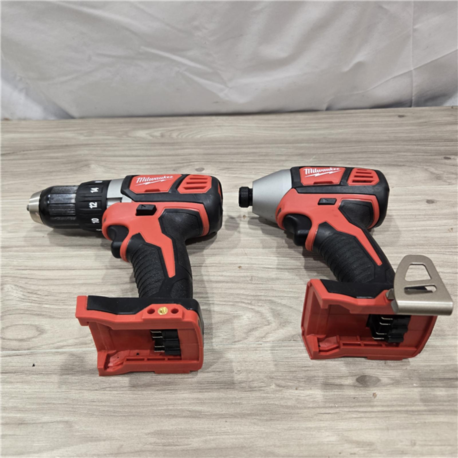 AS-IS Milwaukee 18V Cordless 2-Tool Drill/Driver and Impact Driver Kit