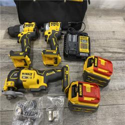 AS-IS DEWALT 20V MAX Lithium-Ion Cordless 3-Tool Combo Kit