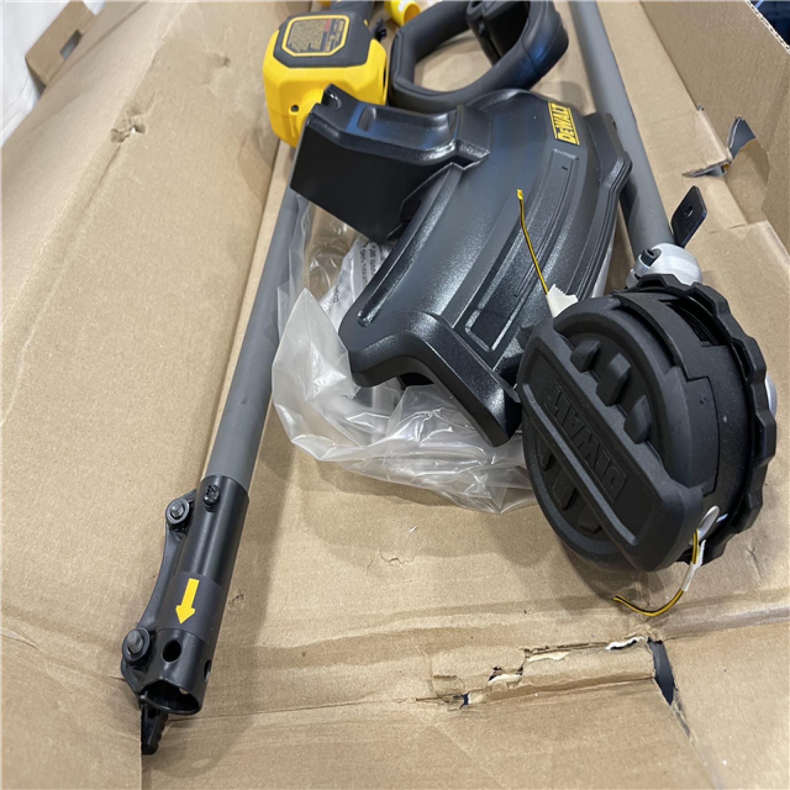 AS-IS - DEWALT FLEXVOLT 60V MAX 17 in. Cordless Battery Powered Attachment Capable Trimmer Kit