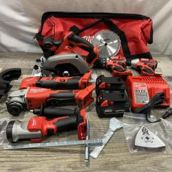 AS-IS Milwaukee 18-Volt Lithium-Ion Cordless (6-Tool) Combo Kit
