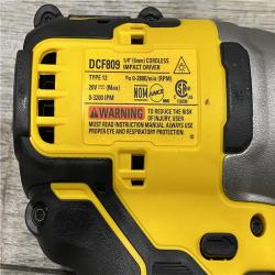 AS-IS DEWALT Atomic 20V Max Lithium-Ion Brushless Cordless Compact 1/4 in. Impact Driver Kit