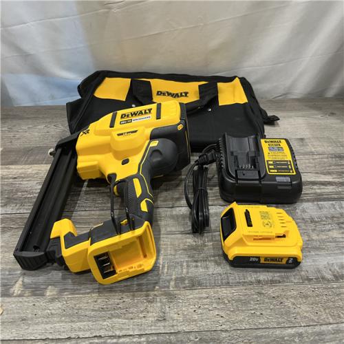 AS-IS DEWALT 20V MAX XR Lithium-Ion Cordless 18-Gauge Narrow Crown Stapler Kit