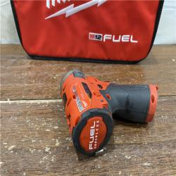 AS-IS M12 FUEL SURGE 12V Lithium-Ion Brushless Cordless 1/4 in. Hex Impact Driver Compact Kit W/Two 2.0Ah Batteries, Bag