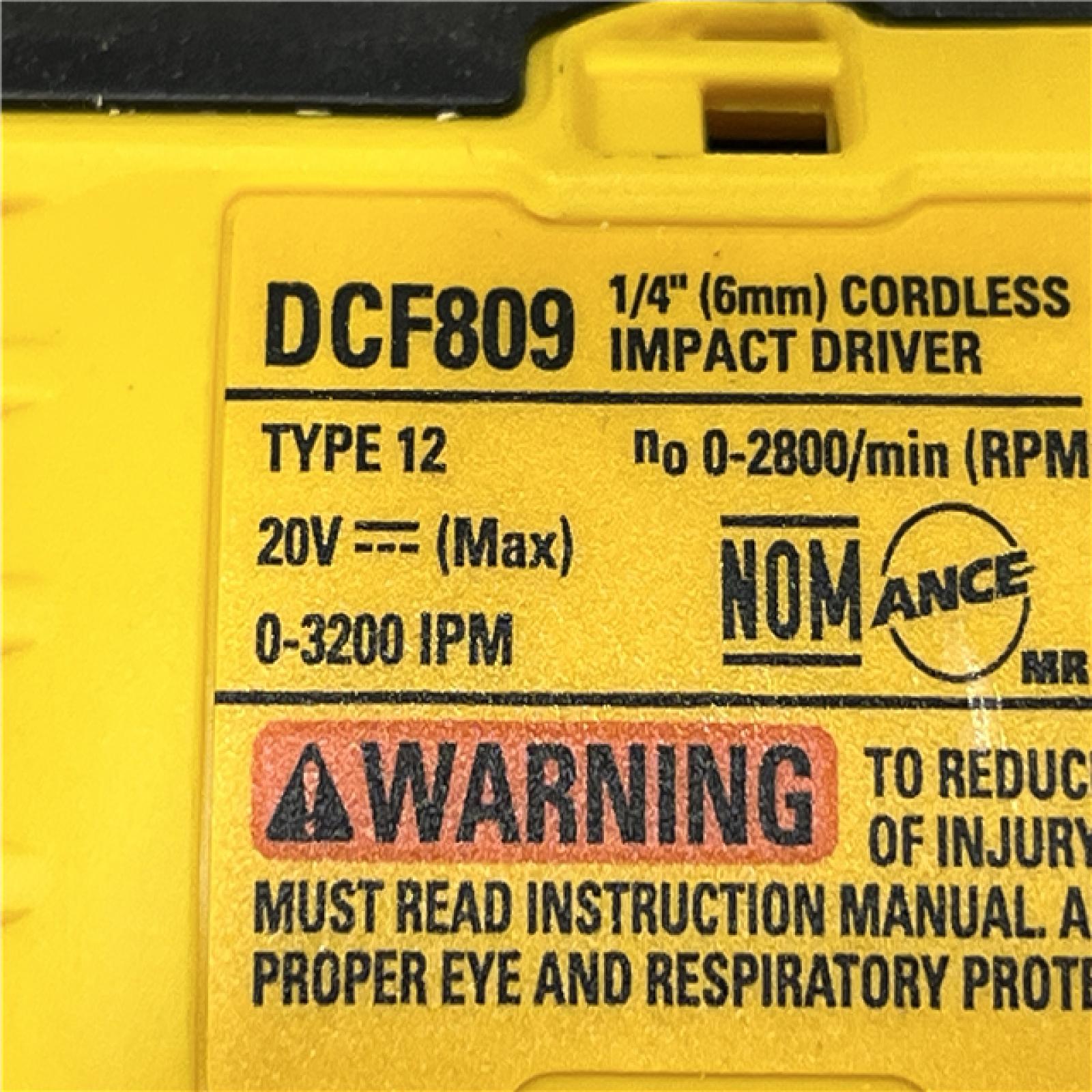 AS-IS DEWALT Atomic 20V Max Lithium-Ion Brushless Cordless Compact 1/4 in. Impact Driver Kit