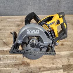 HOUSTON LOCATION - AS-IS DEWALT FLEXVOLT 60V MAX Cordless Brushless 7-1/4 in. Wormdrive Style Circular Saw (Tool Only)