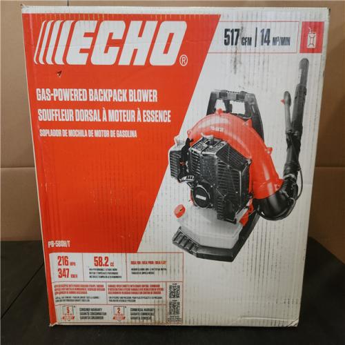 Phoenix LIKE NEW ECHO 216 MPH 517 CFM 58.2cc Gas 2-Stroke Backpack Leaf Blower with Tube Throttle