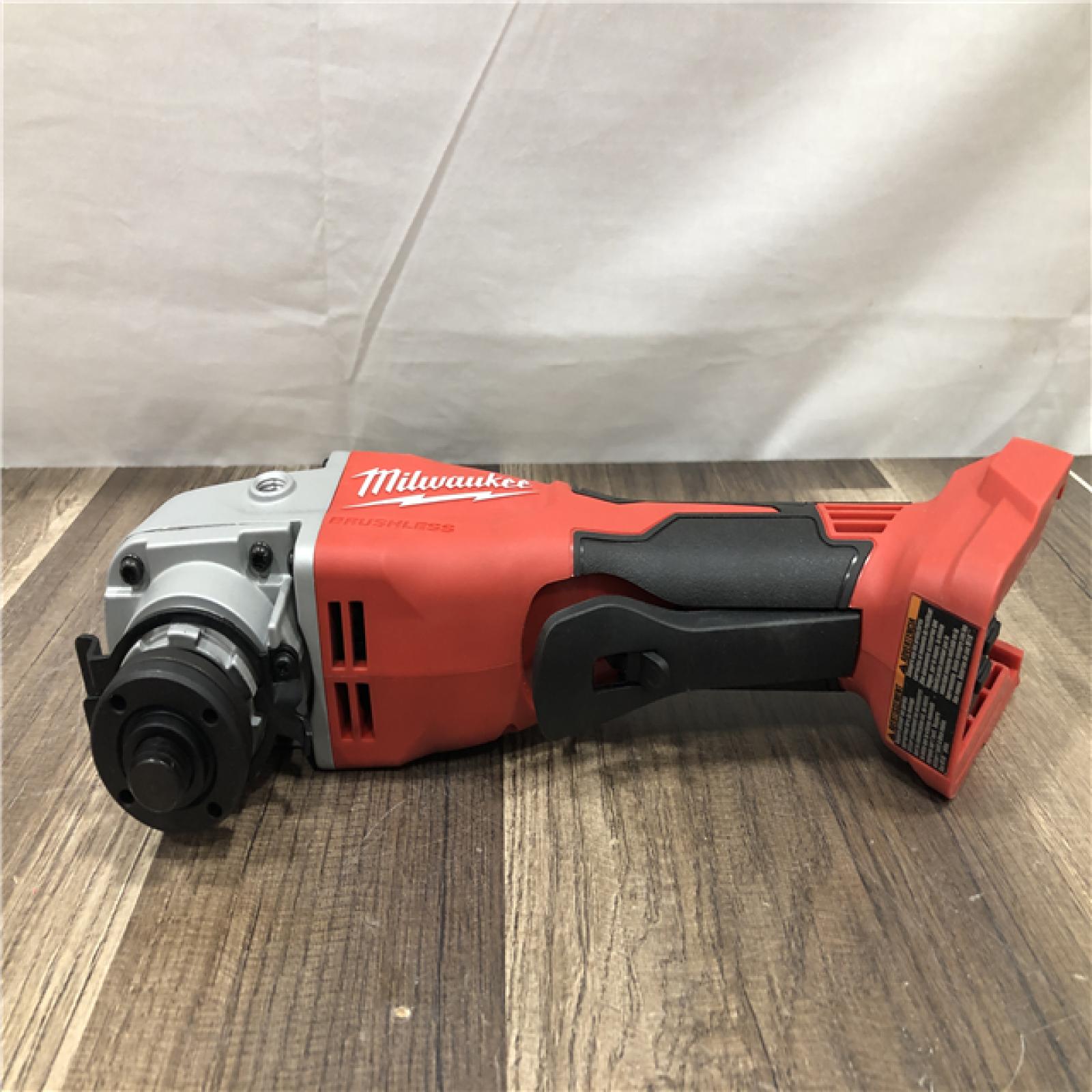 AS-IS Milwaukee 18V Lithium-Ion Brushless Cordless 4-1/2 in./5 in. Grinder w/Paddle Switch (Tool-Only)