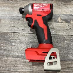 AS-IS Milwaukee 18V Lithium-Ion Compact Brushless Cordless 1/4 in. Impact Driver Kit