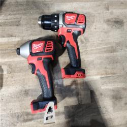 HOUSTON LOCATION - AS-IS Milwaukee 18V Cordless Brushed 2-Tool Drill/Driver and Impact Driver Kit