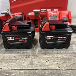 AS-IS Milwaukee FUEL 18V Lithium-Ion Brushless Cordless Hammer Drill and Impact Driver Combo Kit