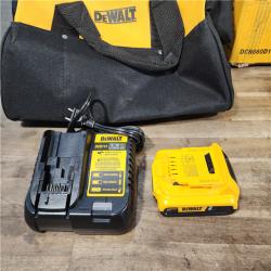 HOUSTON LOCATION - AS-IS DeWalt 20V 16 Gauge Cordless Angled Finish Nailer Kit W/ 2Ah Battery