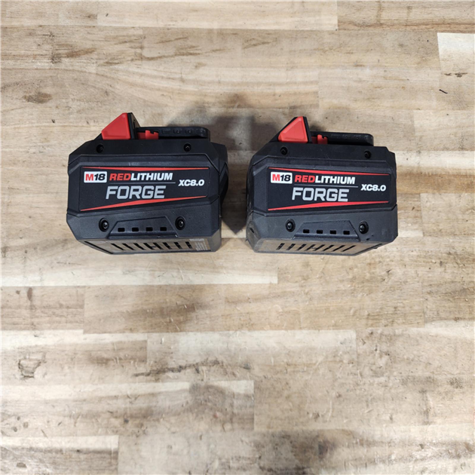HOUSTON LOCATION - AS-IS MILWAUKEE FORGE BATTERY PACK QTY - 2