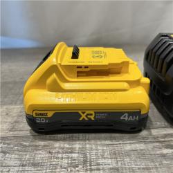 AS-IS DEWALT 20V MAX XR Power-Pack Lithium-Ion Starter Kit with 4. 0Ah Battery and Charger