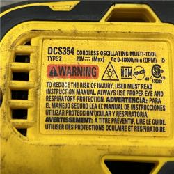 AS-IS DEWALT ATOMIC 20V MAX Cordless Brushless Oscillating Multi Tool (Tool Only)
